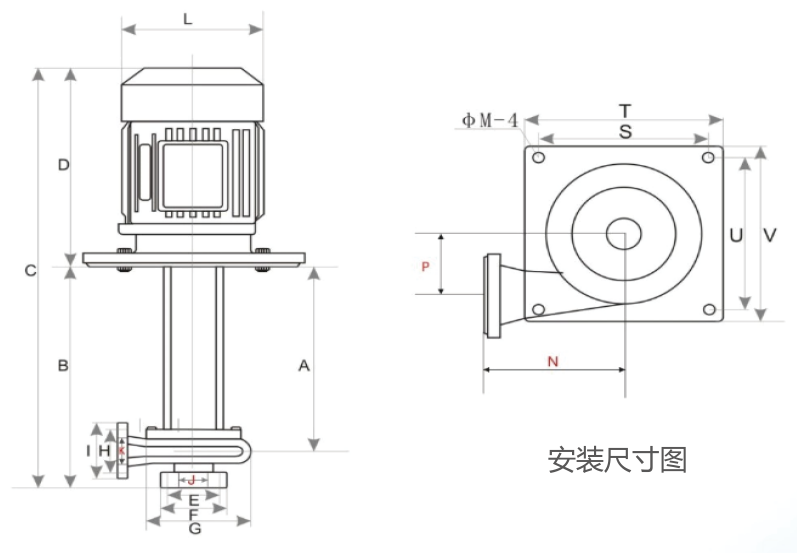 JKV槽内立式不锈钢泵